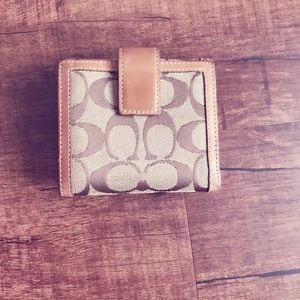 Coach mini wallet